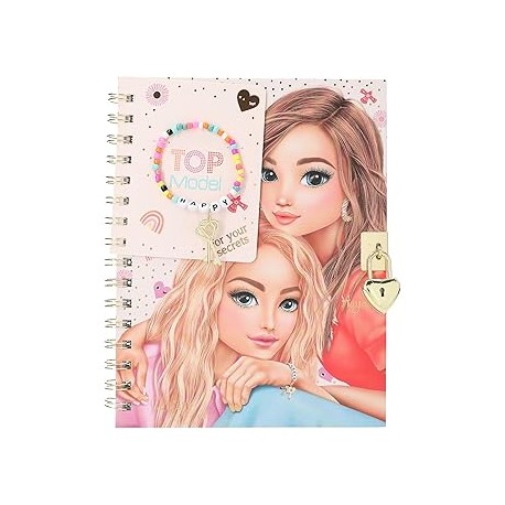 TOPModel diario con candado y pulsera