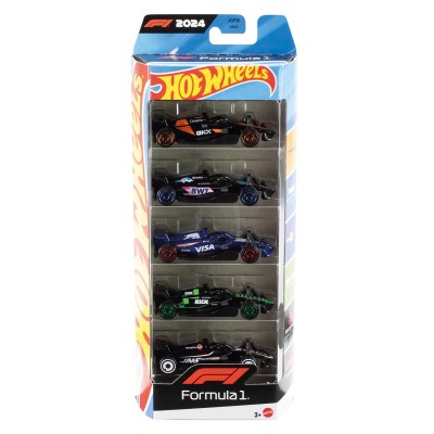 PACK 5 VEHICULOS F1 HOT WHEELS