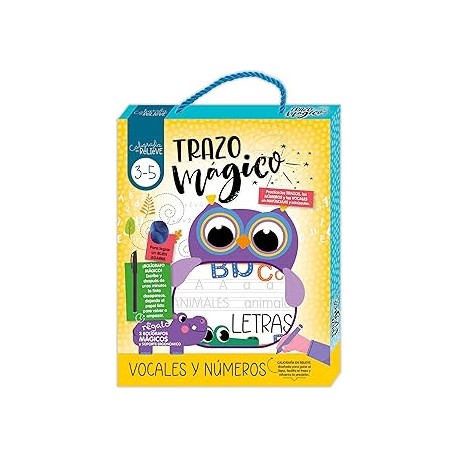 CALIGRAFIA EN RELIEVE ESTUCHE - VOCALES Y NUMEROS