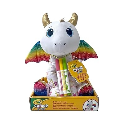 Colorea tu Peluche Dragoncito con 3 rotuladores