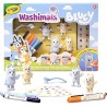 Washimals Bluey - Set 4 mascotas con Stickers ¡Novedad!