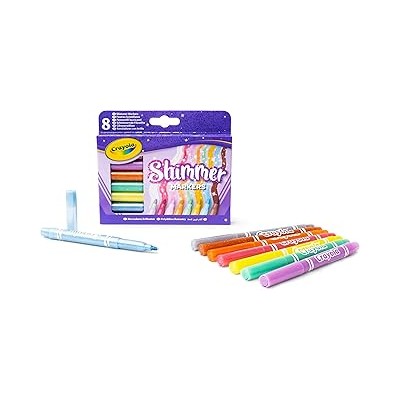 6 Rotuladores Efectos Glitter