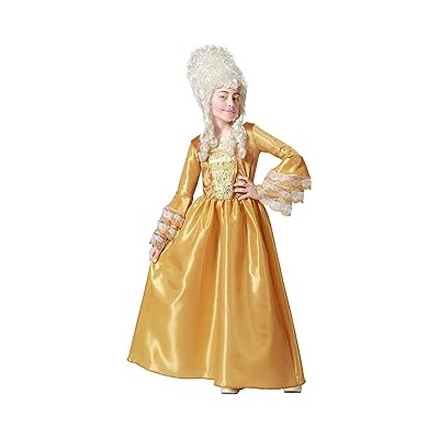 DISFRAZ CORTESANA DORADO 7-9