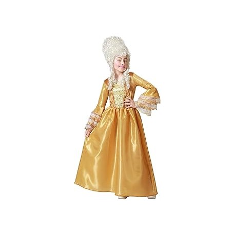 DISFRAZ CORTESANA DORADO 7-9