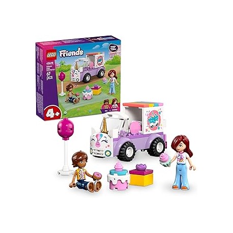 Coche-Unicornio de Reparto de Pasteles