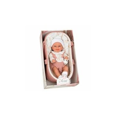 Elegance 33 Cm Babyto Rosa C/Capazo (Cuerpo Vinyl
