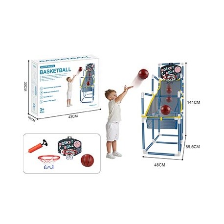 JUEGO BALONCESTO C/PELOTA E INFLADOR 48x89 5x141 C