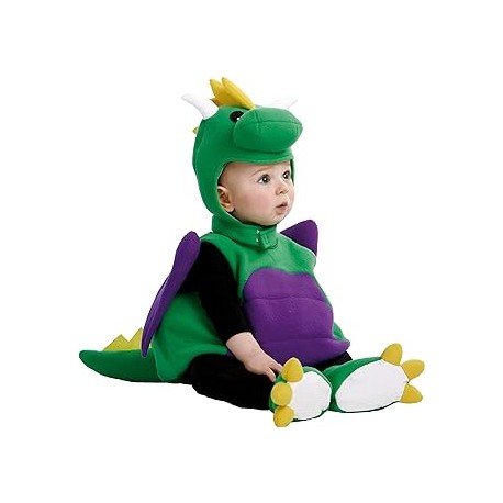 BEBÉ DINOSAURIO 12-24 M GORRO VESTIDO Y PATUCOS