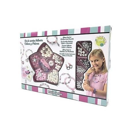 CUENTAS DE PERLAS BRILLANTES PARA HACER PULSERAS .