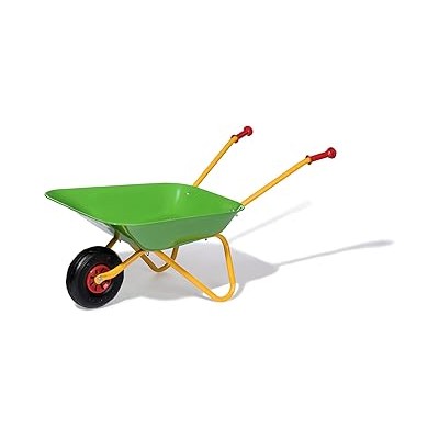Carretilla de metal Verde