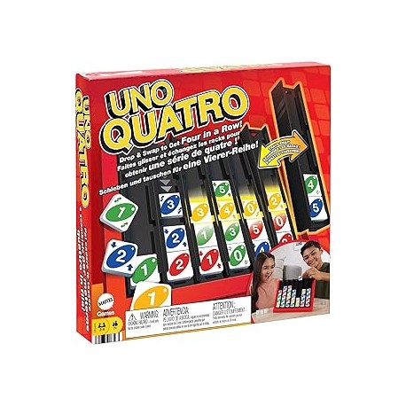 JUEGO UNO QUATRO HPF82 MATTEL GAMES