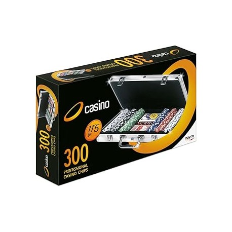 MALETIN CASINO 300 FICHAS 11 5 GR
