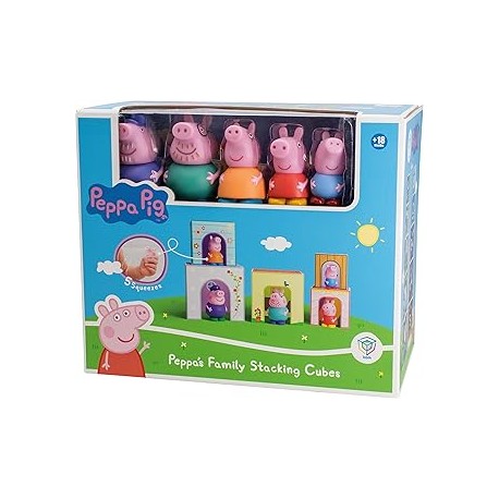 Peppa Pig: Cubos Apilables 5 Figuras