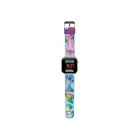 RELOJ LED STITCH TROPICAL