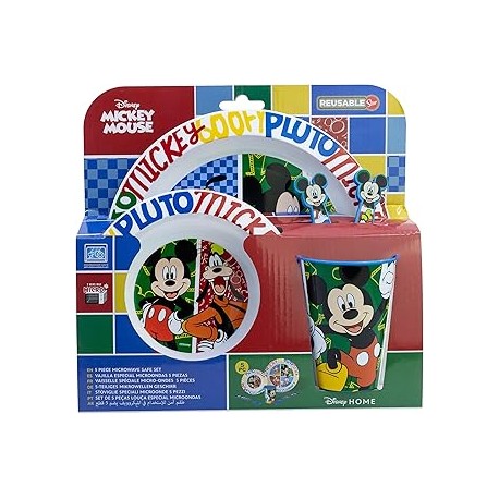STOR SET MICRO KIDS 5 PCS (PLATO CUENCO VASO 260