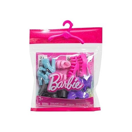SURTIDO PACK 5 ZAPATOS BARBIE HWV71 MATTEL