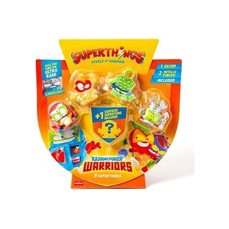 SUPERTHINGS KAZOOM POWER WARRIORS - 5 Pack Asst.6