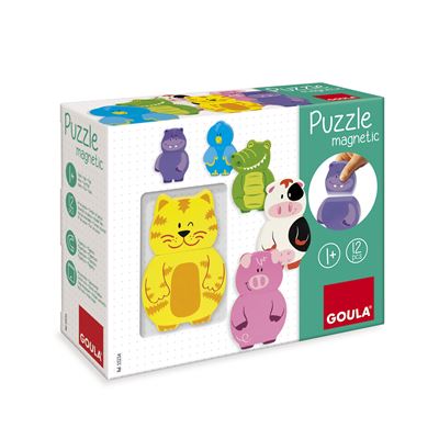 Puzzle magnetic inter animales - 8410446552346