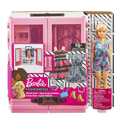 Superarmario de barbie con muñeca - 0887961716450